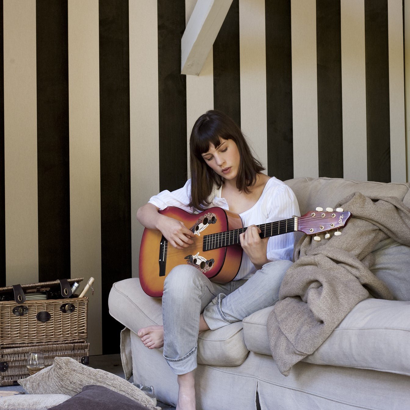 Flamant Stripe Velvet Arte - Traumfarbe