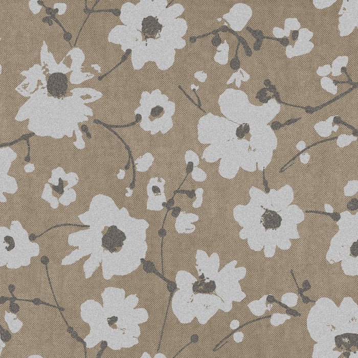 18006 Metal Velvet Flower Flamant III Arte - Traumfarbe