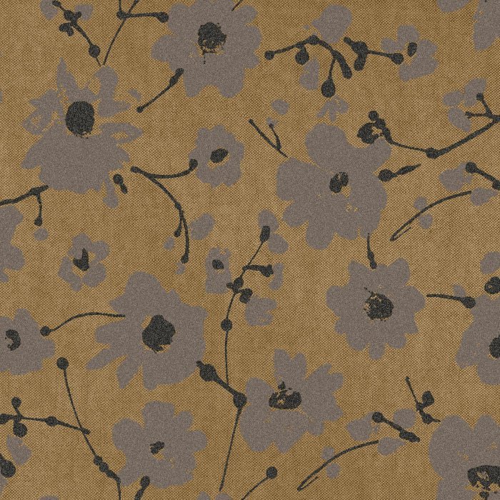 18007 Metal Velvet Flower Flamant III Arte - Traumfarbe