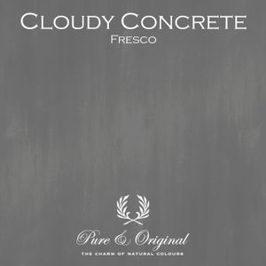 Cloudy Concrete Fresco Kalkfarbe Pure & Original - Traumfarbe