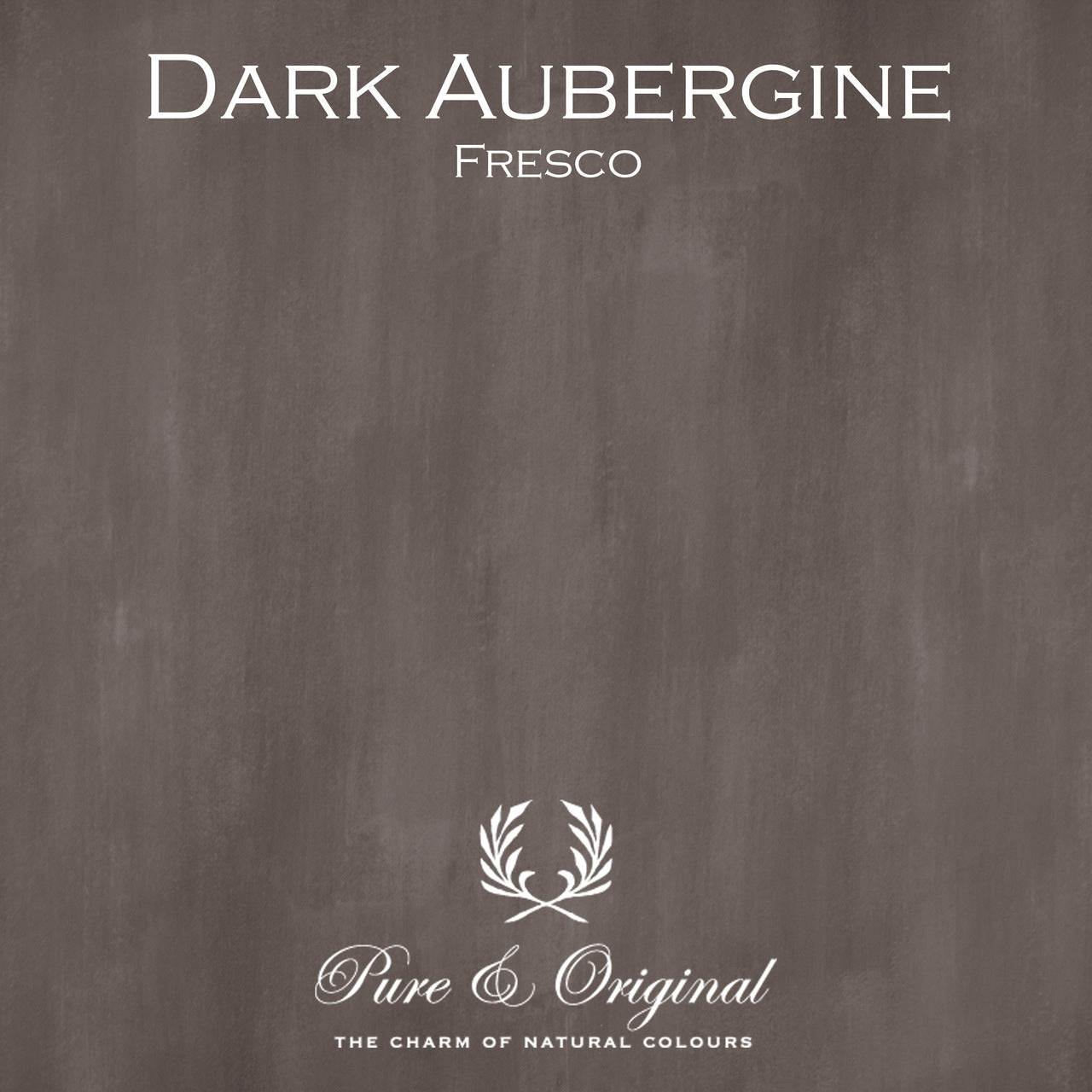 Dark Aubergine Fresco Kalkfarbe Pure & Original - Traumfarbe