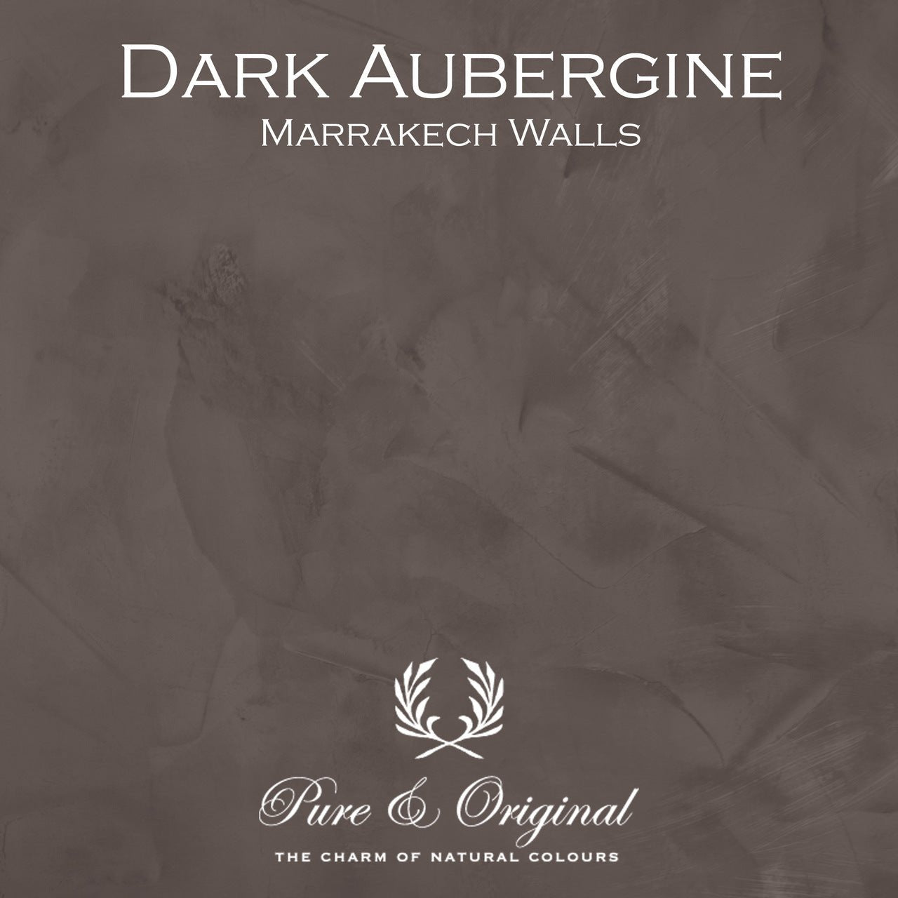 Dark Aubergine Marrakech Walls Pure & Original - Traumfarbe