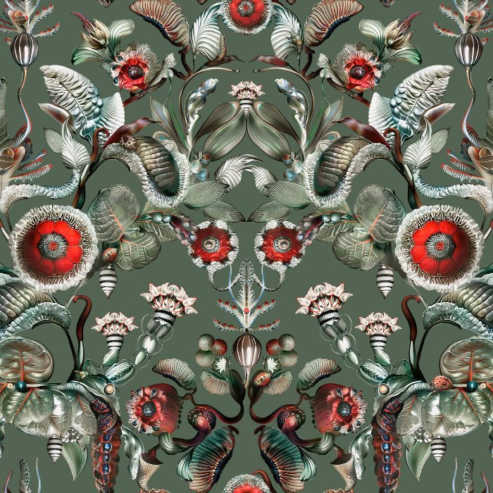 MO5001 Coccinella Bella Moooi Wallcovering Green House Arte - Traumfarbe