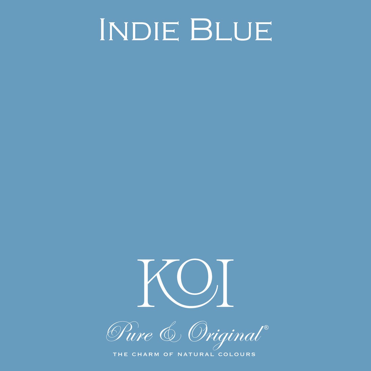 Indie Blue Fassadenfarbe Quartz Kalei Pure & Original - Traumfarbe
