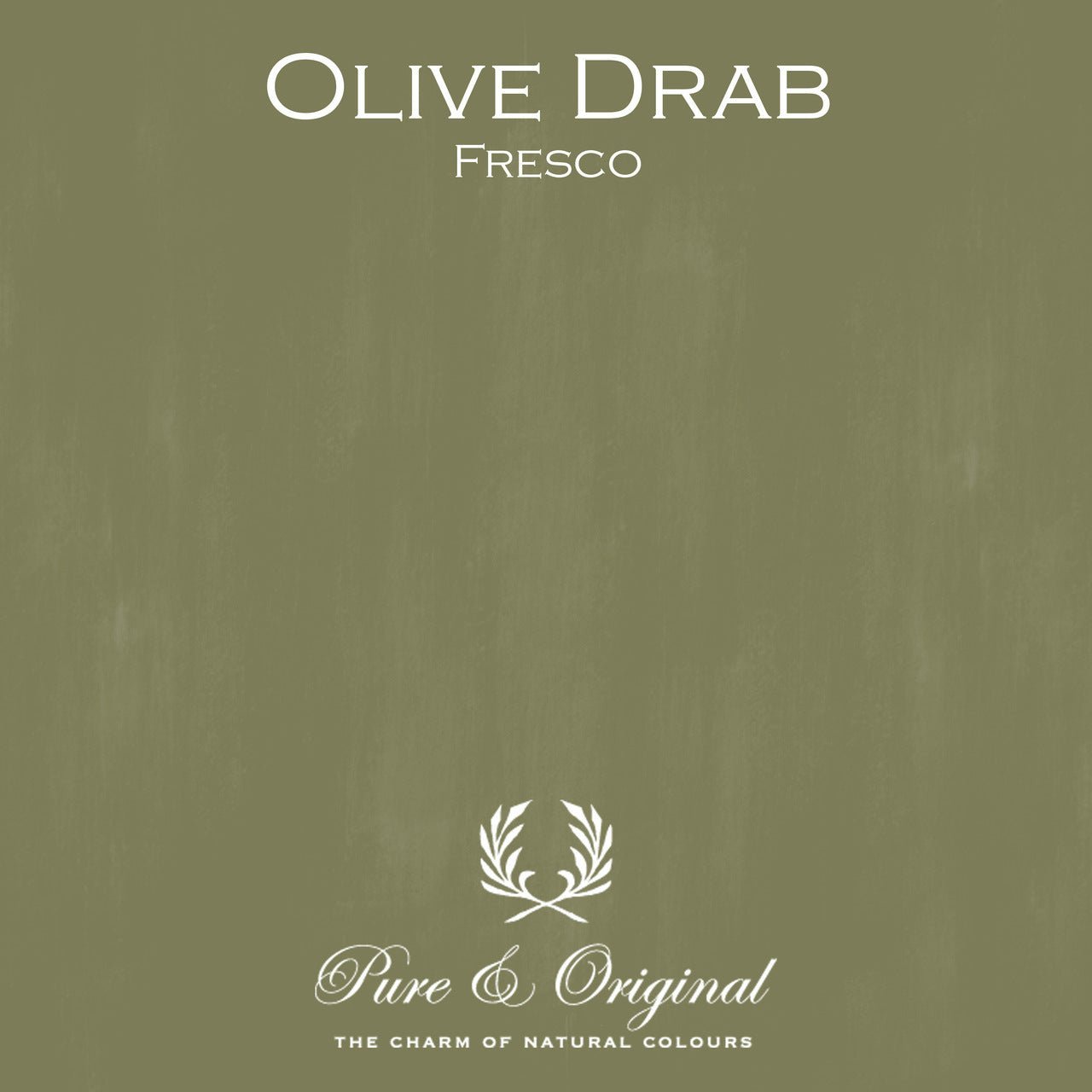 Olive Drab Fresco Kalkfarbe Pure & Original - Traumfarbe